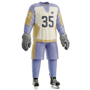 Conjunto de Uniforme de Hockey sobre Hielo para Exteriores, Material Transpirable y Duradero, Jersey y Pantalones, Ajuste Cómodo para Entrenamiento Deportivo y Uso en Equipo - Product Image 2