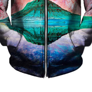 Sweat à capuche imprimé par transfert thermique pour homme, qualité supérieure, best-seller, personnalisation OEM, hiver, 100% coton, sport - Product Image 4