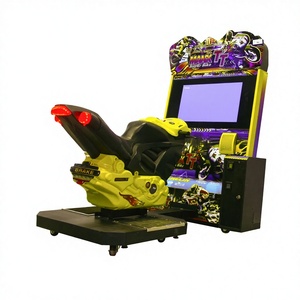 เครื่องจำลองการแข่งจักรยาน Manx TT ขนาด 32 นิ้ว เกมวิดีโออาร์เคดแบบอินเทอร์แอคทีฟสำหรับศูนย์รวมความบันเทิง - Product Image 4