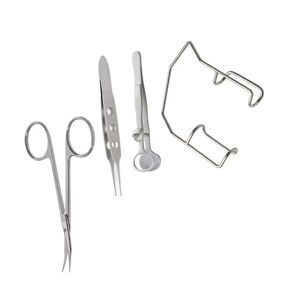 New Stainless Steel Large Animal Eye Surgery Kit of 7Pcs Manual CE Certified to Treat Eye Disorders in Animals by <b>Blush</b> Surgical - Product Image 2