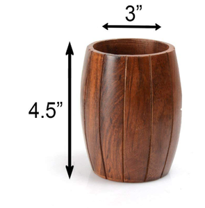 ที่ใส่ช้อนส้อมรูปทรงถังไม้ สำหรับจัดระเบียบอุปกรณ์ครัว โต๊ะอาหาร ร้านอาหาร เคาน์เตอร์  ตกแต่งด้วยช้อน ส้อม มีด - Product Image 3