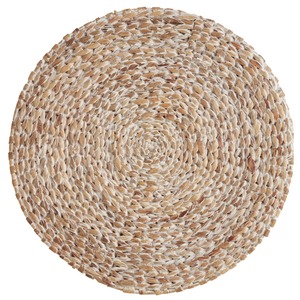 Tapis rond tissé en coton et jute, écologique, idéal pour l'extérieur, résistant aux animaux domestiques, pour la maison et la véranda – Meilleure vente, produit naturel très demandé - Product Image 1