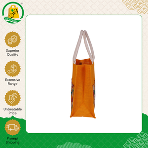 Sacs fourre-tout en jute fabriqués en Inde, de haute qualité, à la dernière mode, avec design sérigraphié, à prix bas, en vente. - Product Image 2