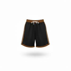 Shorts Homme Vintage Uni Style Urbain Séchage Rapide Coupe Boxy 100% Coton Épais Taille Mi-Haute avec Cordon de Serrage en Tissu Peigné - Product Image 3