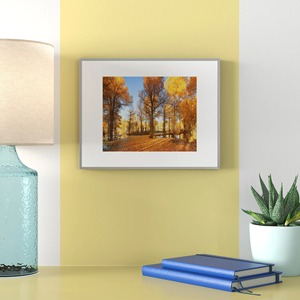 Modern Gold <b>Metal</b> Rectangle Photo <b>Frame</b> With Rabbit Print Art For Wall Display For Living Room - Product Image 4
