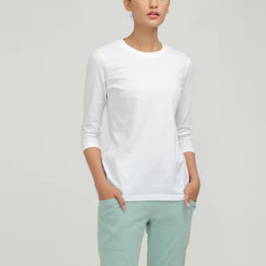 Camisetas de Manga Larga Personalizadas para Mujer, Mezcla de Poliéster/Algodón Ecológica, Antiarrugas, Transpirable, Moda Casual, Venta al Por Mayor, Tallas Grandes - Product Image 2