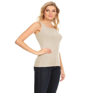 Wholesale Women's Sports Tank <b>Tops</b>-OEM Design Plus Size Gym Wear Sleeveless Seamless 100% Cotton Breathable Quick Dry - Product Image 2