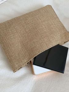 Handmade Jute Ladies Purse with Zipper Eco Friendly Fashion Bag - Product Image 5