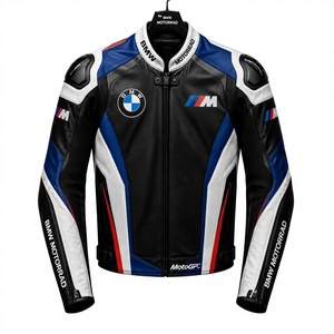Unisex Genuine Cowhide Leather MotoCP <b>Racing</b> <b>Jacket</b>/Chaqueta Protective Track Gear Made to Measure CE Certified Level 2 - Product Image 2
