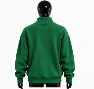 Sudadera Deportiva para Mujer, Cuello Alto, Manga Larga, Color Sólido, Informal, para Otoño, Largo Regular - Product Image 2