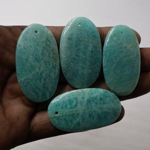 2025 100% Amazonite naturelle Cabochon en vrac belle fabrication de bijoux en gros pierre précieuse pour une utilisation artisanale Jaipur vendeur en vrac cabine - Product Image 3