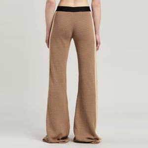 OEM Women Flare Track Pants High Rise Yoga <b>Joggers</b> Stretch <b>Wide</b> <b>Leg</b> Casual Lounge Wear Manufacturer - Product Image 4