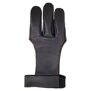 Gants de tir à l'arc professionnels en cuir souple, protection trois doigts, fabrication OEM ODM sur mesure - Product Image 4
