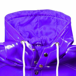 Abrigo Unisex Premium de Cuero PVC Impermeable - Protección Contra Tormentas y Lluvia para Exteriores, Diseño Invernal de Estilo Urbano - Product Image 6