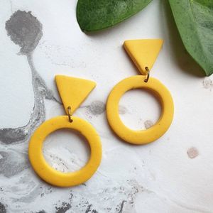 Epoxy Resin Earrings Decorative Handmade Accessories for DIY <b>Gift</b> Crafts Handmade Resin Earrings Creative Decorative Supplies - Product Image 4