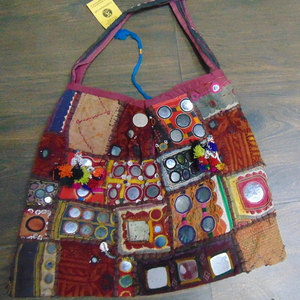 Bolso Bandolera Étnico Tribal Banjara Bordado a Mano Estilo Vintage para Mujer, Bolso Cruzado Bohemio Gitano para Festival - Product Image 3
