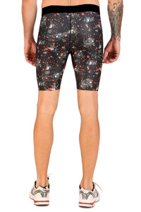 <b>Men's</b> Bodybuilding <b>Shorts</b> Fitness <b>Compression</b> Leggings Workout Inseam Outfit <b>Shorts</b> Male Muscle Alive Elastic Skinny Tights - Product Image 2