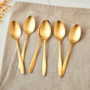 Ensemble de couverts en acier inoxydable durable avec poignée texturée, résistant à la rouille, cuillère, fourchette, couteau pour la maison - Product Image 2