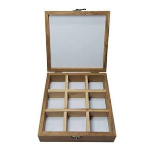Caja de Joyería de Madera Maciza Hecha a Mano con Múltiples Cajones, Estuche de Almacenamiento Vintage para Recuerdos, Organizador de Tocador, Caja de Regalo de Madera de Lujo Personalizada al por Mayor - Product Image 3