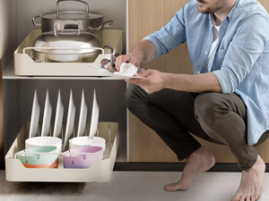 Organizador Extraíble para Debajo del Fregadero, Cajón de Almacenamiento para Cocina y Despensa con Película Nano, OEM/ODM Vietnam - Product Image 2