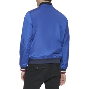 Personalizado caliente al por mayor satén imprimible bombardero Varsity chaquetas para los hombres cálidos chaquetas de invierno de los hombres de talla grande chaqueta bordada - Product Image 6
