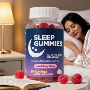Gomitas para Dormir al Por Mayor a Precio de Mayoreo, 100% Libres de Medicamentos y Gelatina, Mejoran el Sueño, Gomitas de GABA Sin GMO para Dormir - Product Image 6