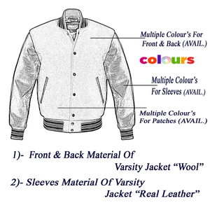 Chaquetas Varsity Holgadas de Diseño Moderno con Parches de Chenilla, Chaquetas Bomber Universitarias con Letras, Chaquetas de Béisbol para Hombre, Chaqueta Varsity Masculina - Product Image 4
