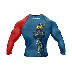 High Quality Customizable Breathable Sleeveless Rash Guard 4-Way Stretch Athletic Compression Wear 240g Fabric Body Fitting - Product Image 3
