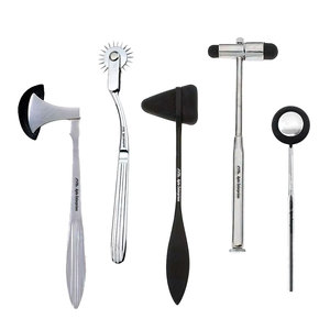 Ensemble de marteaux de percussion Tromner, instruments médicaux et chirurgicaux, instruments médicaux 5 en 1, marteau neurologique de réflexes - Product Image 1