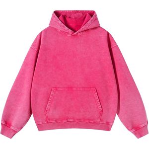 Sudadera Clásica Vintage con Capucha, Estilo Oversize, Lavado Ácido, de Felpa, para Uso Diario, Casual y Streetwear - Product Image 5