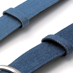 Ceintures en tissu jean en gros, vente directe usine, nouveau design, ceinture en jean la plus vendue, ceinture de taille à boucle tendance unisexe - Product Image 6