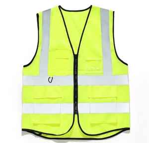 Chaleco de Seguridad Reflectante Personalizado con Logotipo, Ropa de Alta Visibilidad, Algodón No Tóxico, Unisex - Product Image 2