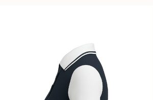 Women's <b>Polo</b> <b>Shirt</b> Navy <b>White</b> Custom Uniform - Product Image 2