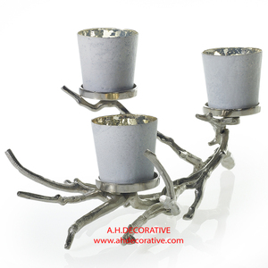 Luxury Antler Metal Candle Holder Gold <b>Tree</b> Branch 5-Light Candelabra Rustic Taper Candlestick Multi-Arm Table Centerpiece for - Product Image 6