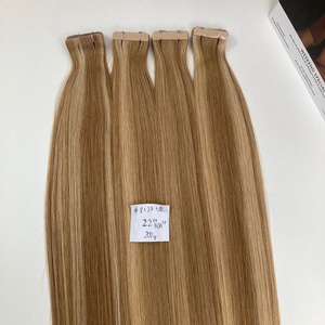 8/27/18C Highlight 100% Extensiones de cabello humano virgen vietnamita Remy Sin enredos Sin desprendimiento Estilo de onda de cinta recta - Product Image 2
