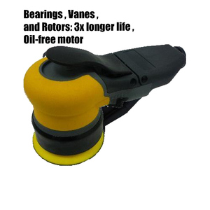 Lijadoras orbitales aleatorias de 12000 RPM, lijadora neumática angular de 2.5 mm con aspiración autogenerada, herramientas neumáticas para coche, lijadora de aire OBS3-107-S330 - Product Image 1