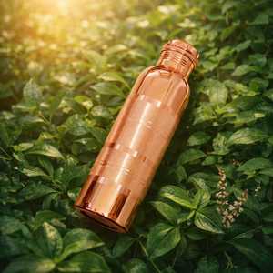 Pure Copper 500ml Leak-Proof <b>Water</b> <b>Bottle</b> Wholesale Handmade Metal with Lid Custom Logo Personalized Gift Cup for Customers - Product Image 5