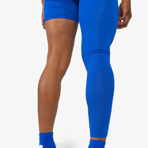 Custom Wholesale <b>Mens</b> Fitness Wear One-Leg <b>Compression</b> <b>Tights</b> Elastic Waist Anti-Bacterial Breathable Quick Dry - Product Image 2