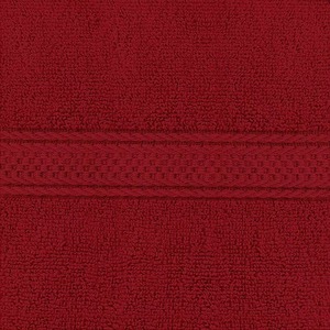 Serviette de plage personnalisée de couleur rouge unie avec logo, serviette de plage ronde avec logo personnalisé - Product Image 5