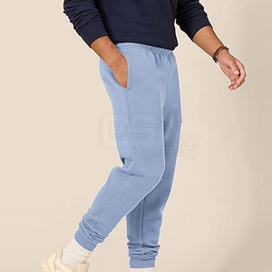 Trendy Streetwear Men <b>Jogger</b> Pants With Ribbed Ankles Flexible Fit For All Day Comfort Men Pants Washed - Product Image 2