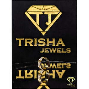 Bague de luxe en diamant de laboratoire VVS de qualité supérieure, argent sterling 925, style hip-hop, pour hommes, par Trisha Jewels - Product Image 2