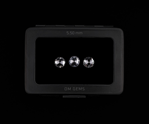 Diamante de Laboratorio con Corte Redondo de 5.5 MM, Color D VVS, Perforado con Láser, para Fabricación de Joyería, Venta al por Mayor, Proveedor de Diamantes - Product Image 1