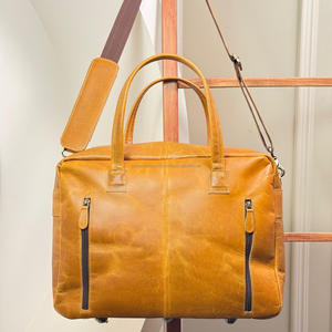 กระเป๋าใส่ของสำหรับผู้หญิงกระเป๋าคุณแม่ทำจากหนังวัวใส่ของได้เยอะสไตล์วินเทจ - Product Image 6