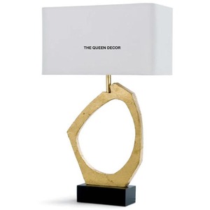 Bedside End Accent Lamp for Living <b>Dining</b> Room Aluminum Metal <b>Table</b> Lamp Modern <b>Table</b> Lamp Gold Nightstand - Product Image 3