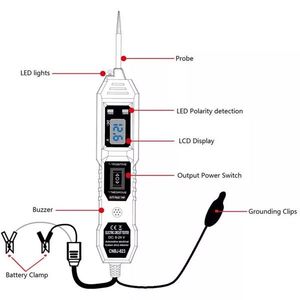 Tester Digitale per Circuiti Automobilistici 3.5 36V con Alimentazione USB, Strumento Diagnostico per Modelli di Camion, Include Sonda e Luce di Prova - Product Image 5