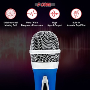 Micrófono XLR de 5 Núcleos, Micrófono Dinámico para Karaoke, Micrófonos de Estudio para Cantar, Micrófono de Mano - Product Image 3