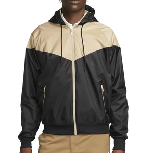 Blouson Bomber Homme Grande Taille Hiver Décontracté Léger Col Montant à Capuche Imperméable Respirant Coupe-Vent en Tissu Toile Léger - Product Image 1