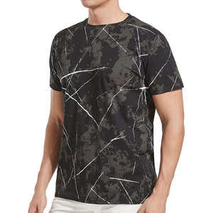 T-shirt personnalisé avec logo, impression sérigraphique de qualité supérieure, style hip-hop, coupe classique, 100% coton, solide, écologique, séchage rapide, pour homme - Product Image 6