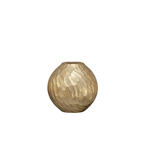 Florero de metal moderno de acabado dorado, alto, directo de fábrica, para decoración del hogar, sala de estar y bodas. - Product Image 4