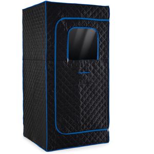 Tenda Sauna Domestica Blu Extra Large con Sedia Pieghevole, Vapore a 360 Gradi, Montaggio Senza Attrezzi, Capacità 100 kg, Coperta Sauna - Product Image 2